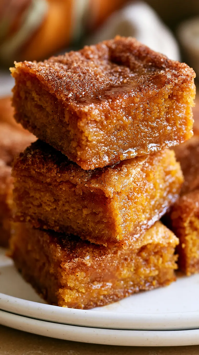 Pumpkin Spice Snickerdoodle Blondies Step-by-step preparation of Pumpkin Spice Snickerdoodle Blondies (Pumpkin Spice Snickerdoodle Blondies)