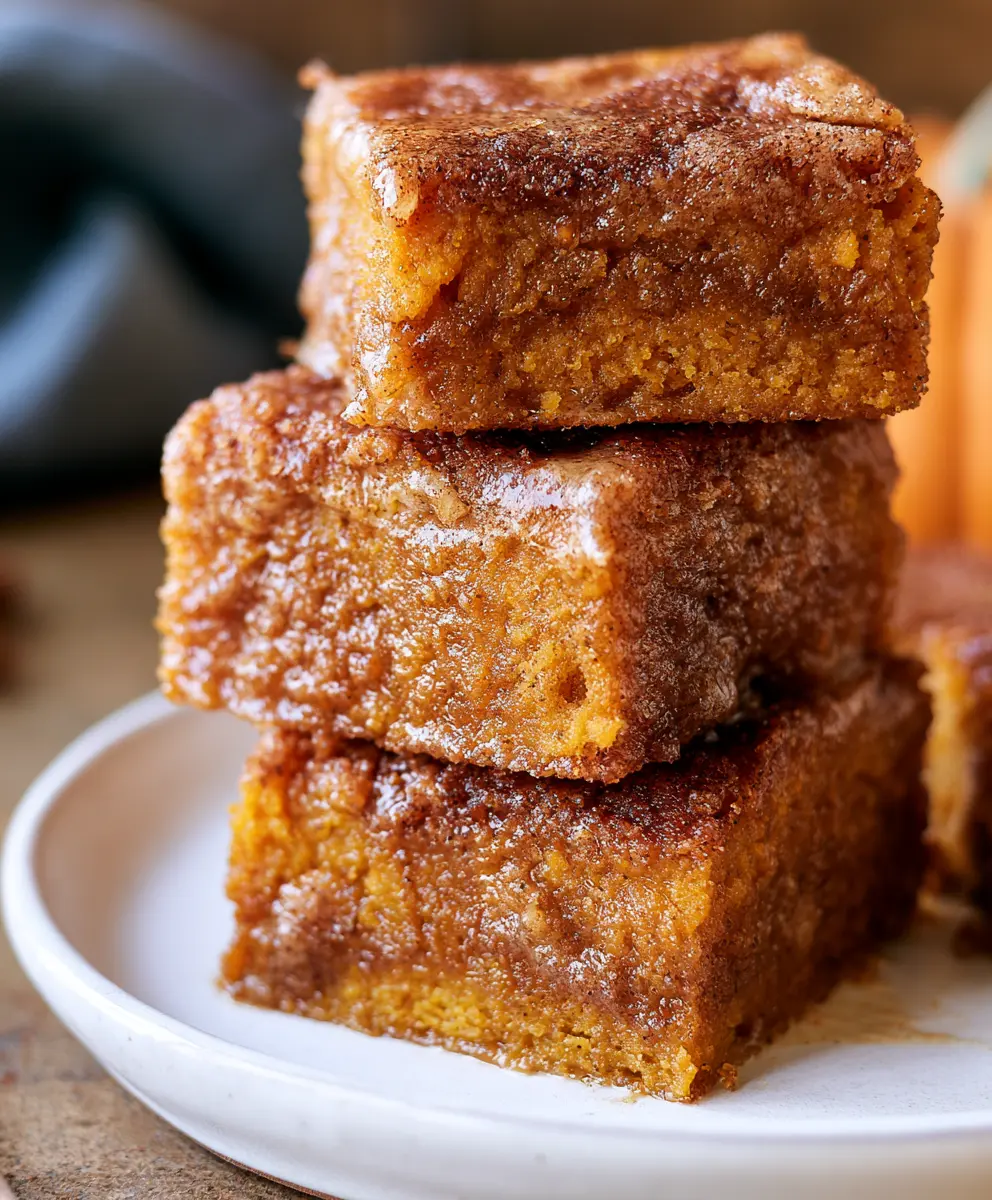 Pumpkin Spice Snickerdoodle Blondies — homemade Pumpkin Spice Snickerdoodle Blondies recipe