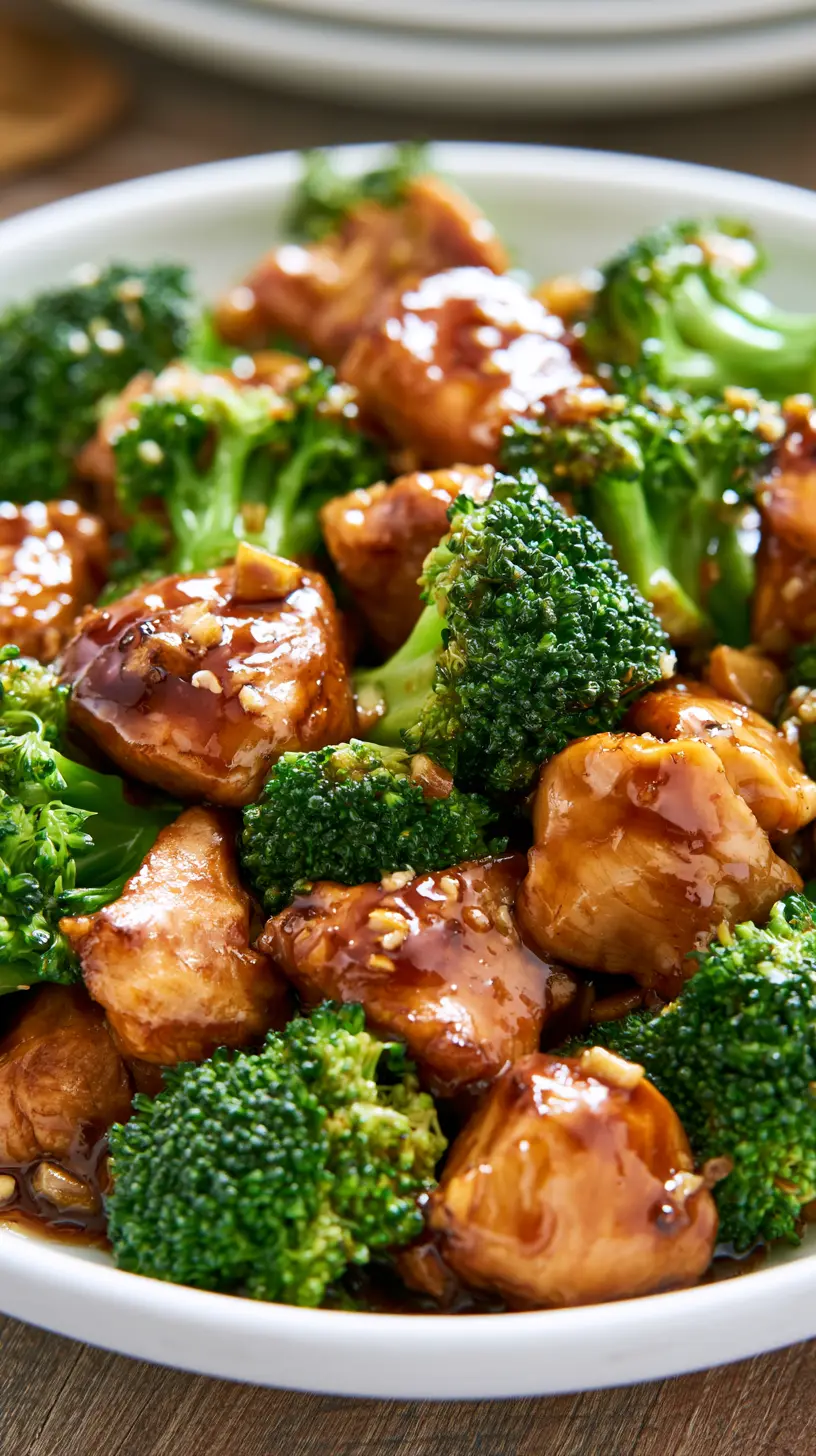 Slow Cooker Honey Garlic Chicken and Broccoli Serving suggestion for Slow Cooker Honey Garlic Chicken and Broccoli — slow cooker honey garlic chicken