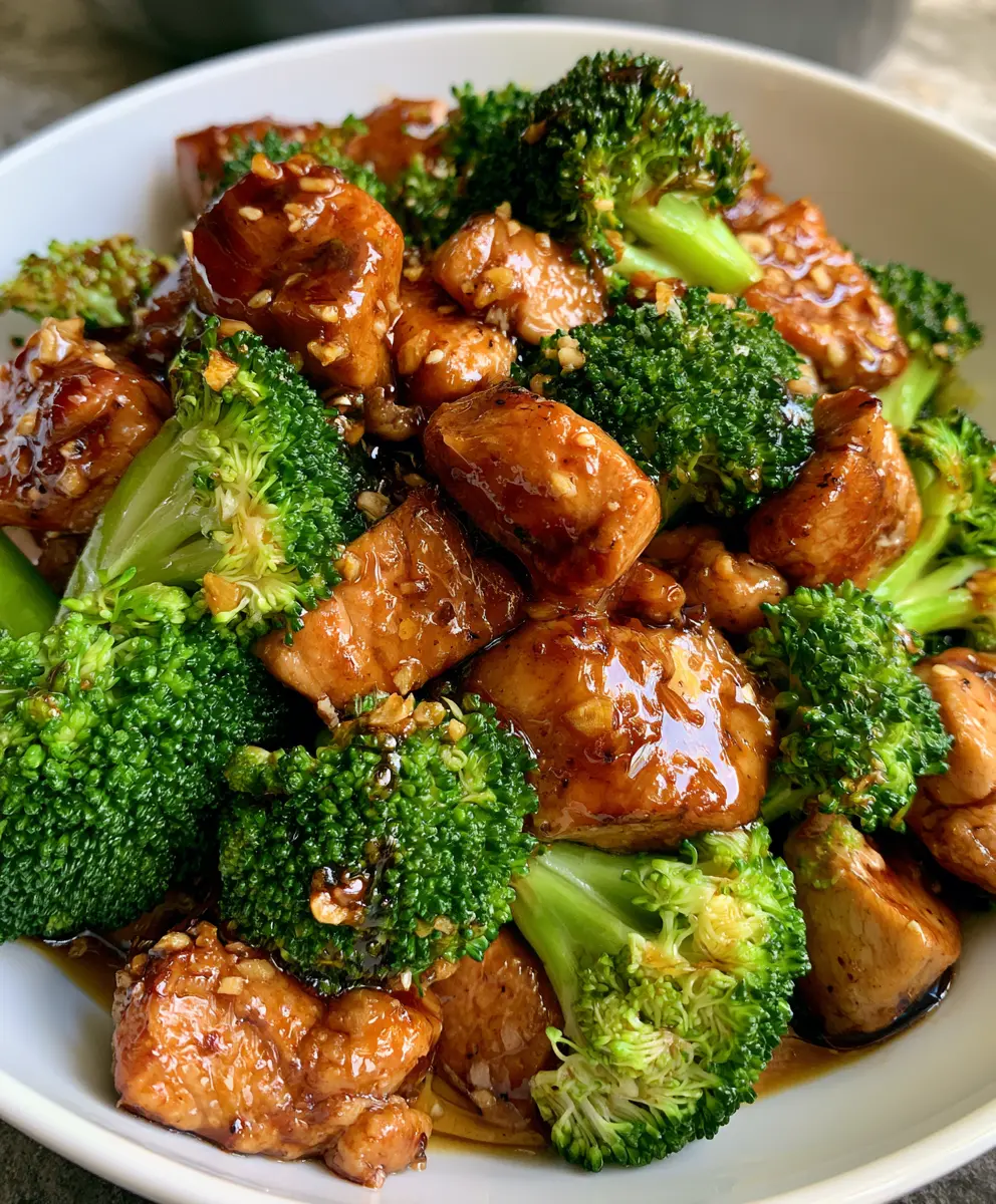 Slow Cooker Honey Garlic Chicken and Broccoli — homemade slow cooker honey garlic chicken recipe