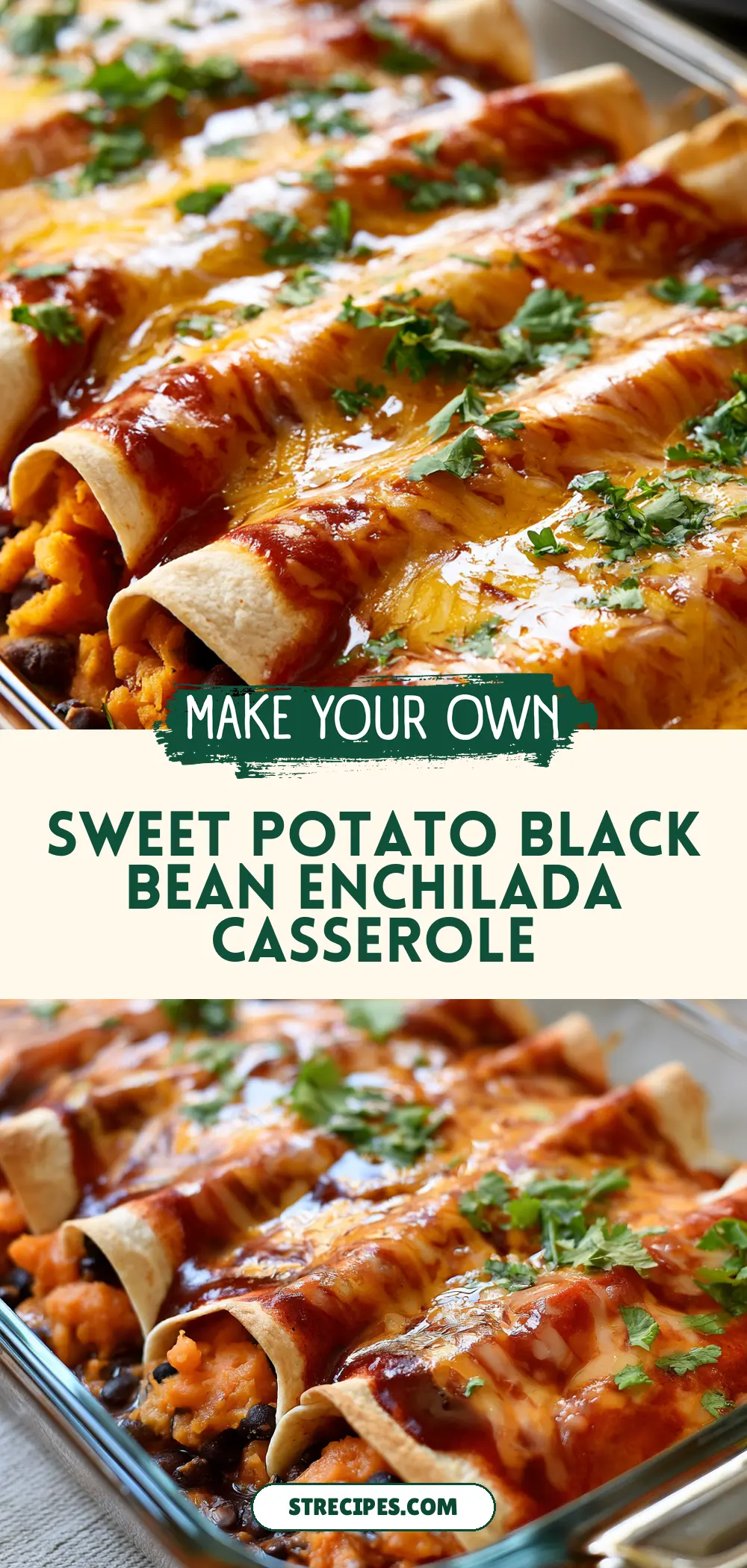 Sweet Potato Black Bean Enchilada Casserole Sweet Potato Black Bean Enchilada Casserole — homemade sweet potato black bean enchilada casserole recipe